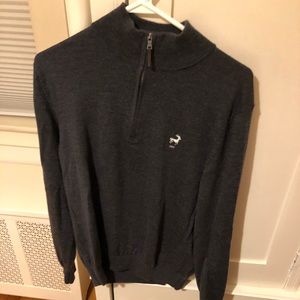 Fairway & Greene - Men’s Quarter-Zip Sweater - Size Medium